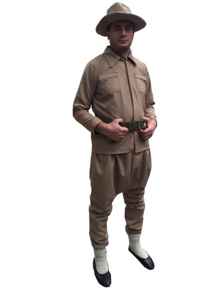 Anzak askeri  İngiliz komutanı çanakkale savaş kıyafeti