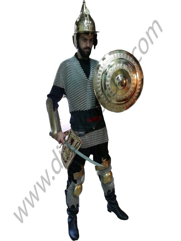 Savaşcı Kıyafeti Halka Örgü Osmanlı Zırhlı Askeri