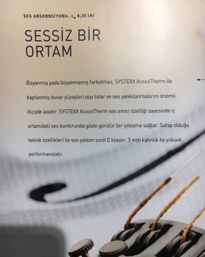 vitrulan akustik -Active Acous termal 904-ses yalıtımı-ısı yalıtımı-Boyu:10,4 m Genişliği:096 m.toplam rulo.998.4 mkr( Kalınlık: 3,0 mm