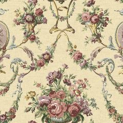 Amerikan Villa Toscana LB30109-çiçekli-krem-pembe-desenli-fon-Rulo Ebat.0.52 x 10.05