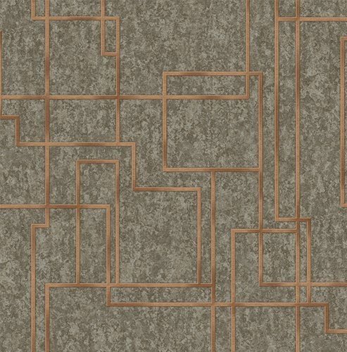 Octagon 1202-5-kareli-bej-Koyu kahve-modern-(10m²)