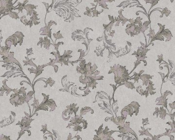 Yasham amalfi-seela S 8531-5-desenli-gri-fon (Ebatları: 106 cm, boyları 10 metredir. 1 rulosu, 10,6 m2
