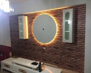 3 boyutlu taş desenli duvar kağıdı uygulamaları-kiremit-yerli-derzli-modern-taş kağıt uygulaması-ev-iş yeri-ofis-fon(Rulo Ebatları Eni:52 cm boyu:10 mt