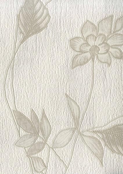 Fiorenza 9614-gri-bej-desenli-işlemeli-fon