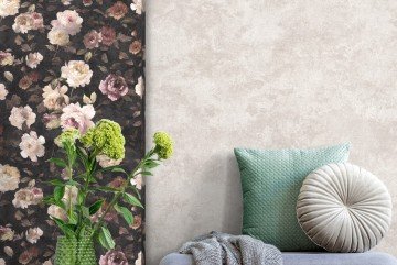 Orıent 1513-02-koyu kahve-çiçekli-(Rulo15,60