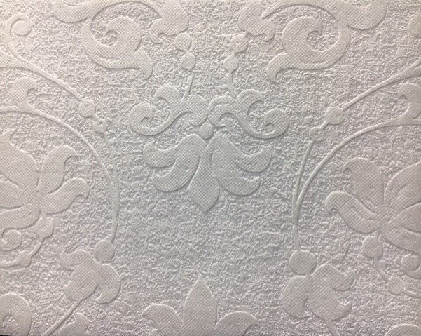 Seela Boyanabilir S-7991-beyaz-boyanır-çiçek-desenli-dokulu-kabartmalı-duvar-elyaf tabanlı