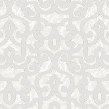 Seven-7810-1-Açık krem bej-Desenli-fon