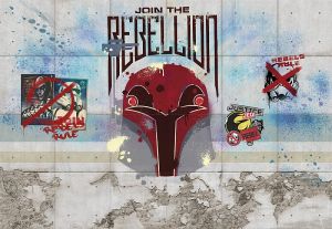 Genç Komar duvar posteri 8-485 STAR WARS REBELS WALL