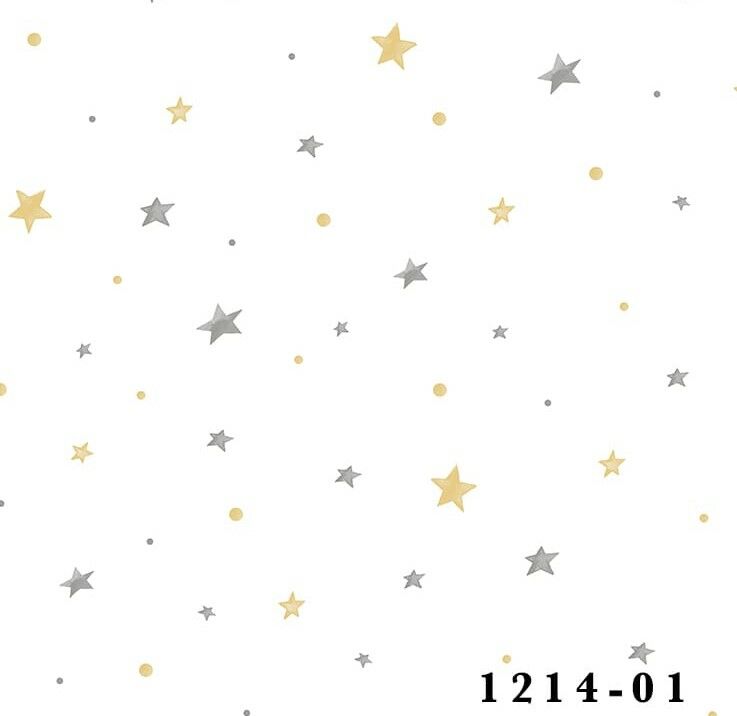 Deco Junior-1214-01-2-krem-gri-yıldızlı