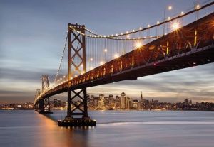 Köprü duvar posteri Alman Komar 8-733 Bay Bridge