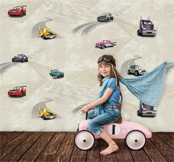 Decokids 1122-01 Çocuk Bebek odaları Arabalı modeli