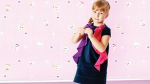 Deco kids 1112-01 pembe renkli Çocuk odası-desenli modeli