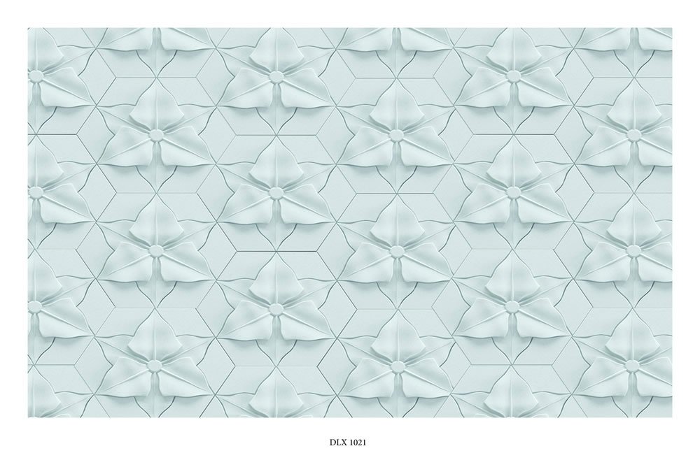 Özel baskı posteri DLX 1021-Beyaz-desenli-özel baskı
