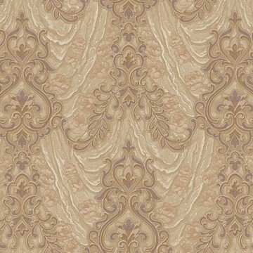 signature 1004-4-kahverengi-damask modelli-dokulu-ev-fon-(Ebatı rulo.1,06 m*10 m.10,6 m2