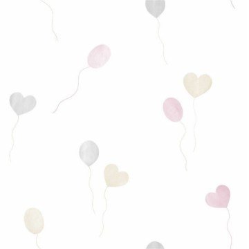 Balon modelli bebek odası Milky-Baby-432-1-krem-pembe-kahverengi