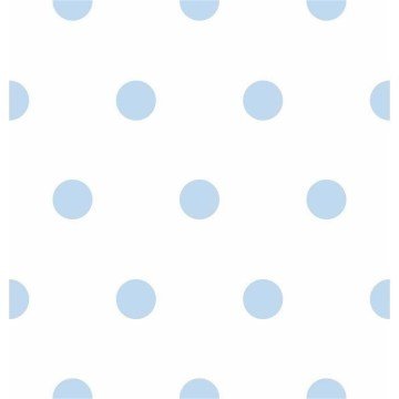 Bebek odası Mavi puantiyeli Milky-Baby-407-2-mavi beyaz-dokusuz
