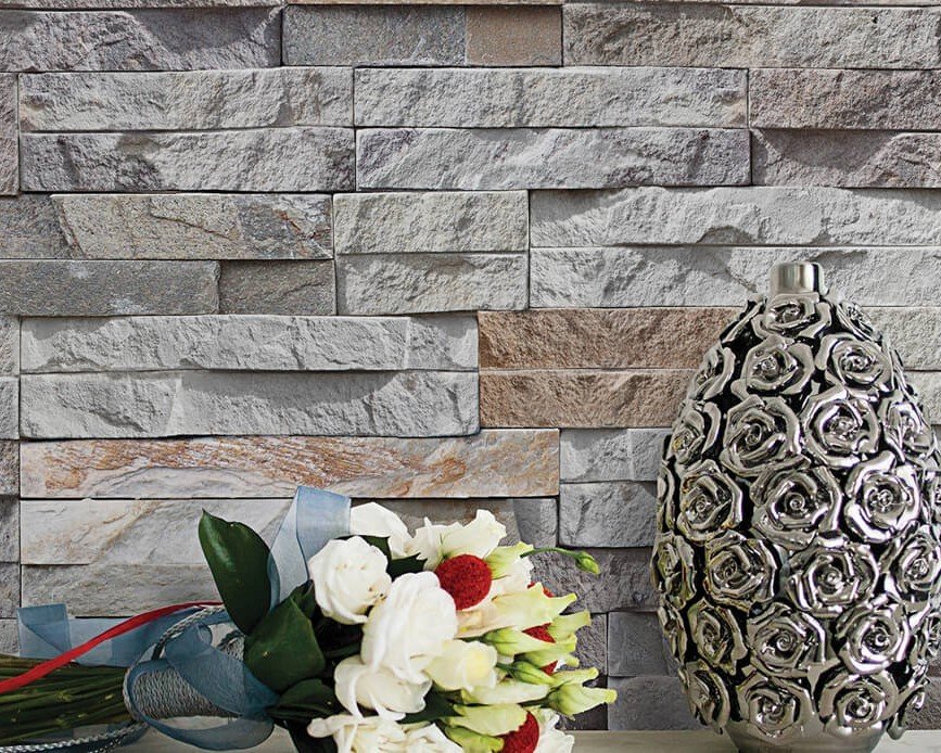 stone 9004-01-gri-taş-3 boyutlu-fon-iş yeri-ofis-ev-yaşam-(Ebat :1,06 m X 15,60 m
