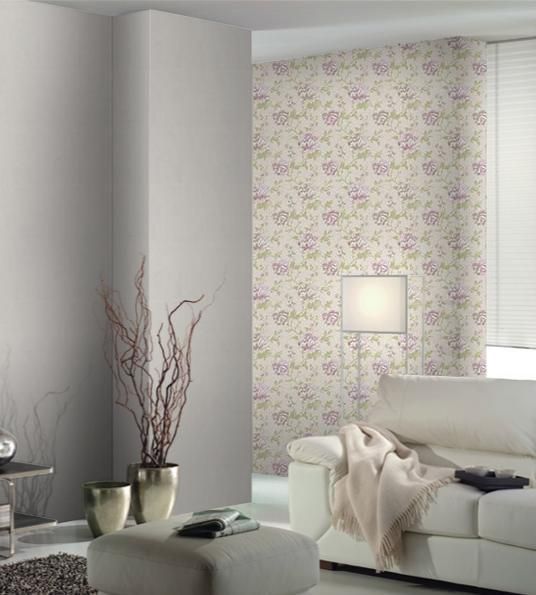 Corte antica 2820-krem-yeşil-pembe-çiçekli-desenli-fon