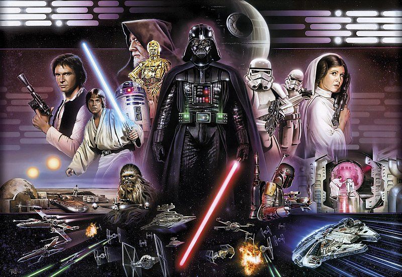 Komar 8-482 STAR WARS DARTH VADER COLLAGE