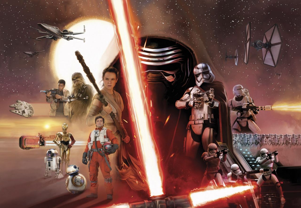 Komar 8-492 Star Wars EP7 Collage