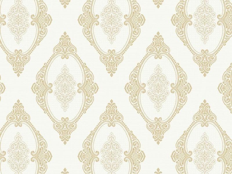 veronis duvar kağıdı 6617-1-damask-desenli-açık kahverengi-fon-(16,2 m2)