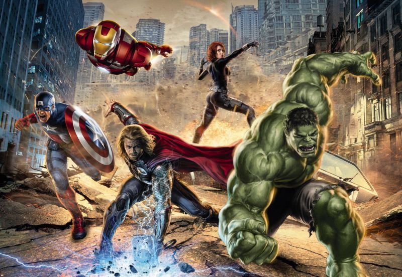 Komar 8-432 Avengers Street Rage Çocuk Genç