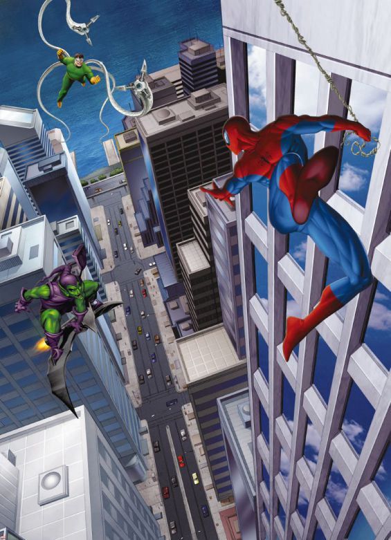 Komar 4-433 Spider-Man and Villains - 184 x 254 cm