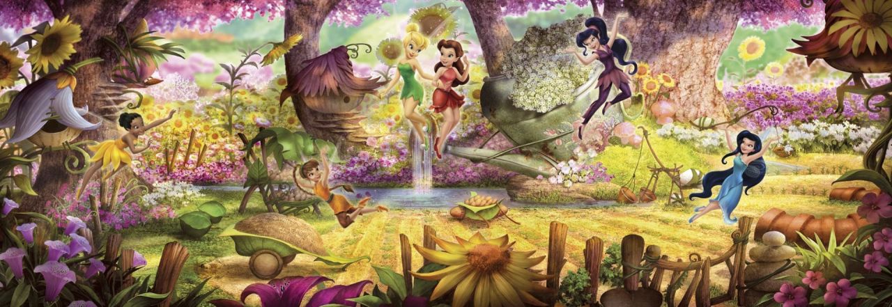 Komar 4-416 Fairies Forest - 368 x 127 cm