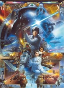Komar 4-441 Star Wars Luke Skywalker Collage