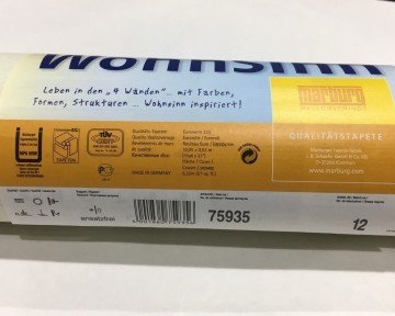Alman indirimli Marburg 75935-dalgalı-sıva görünümlü-markalı-dokulu-uçuk yeşil-desensiz-(5 m2