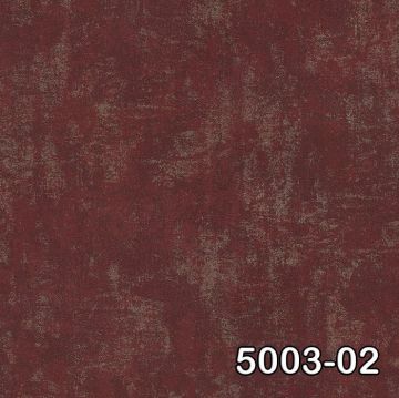 Retro 5003-02-bordo-renkli-desensiz-dokulu-işlemeli-4 duvar-uygulama-(16,2 m2)
