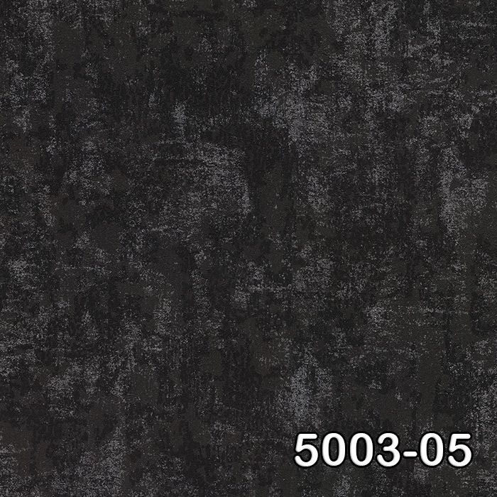 Retro 5003-05-siyah-gri-renkli-eskitme-dokulu-düz-desensiz-(16,2 m2)