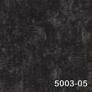 Retro 5003-05-siyah-gri-renkli-eskitme-dokulu-düz-desensiz-(16,2 m2)