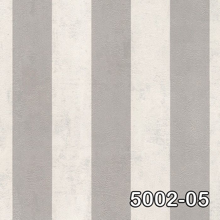 Retro 5002-05-geniş çizgili-bej-renkli-dokulu-işlemeli-(16,2 m2)