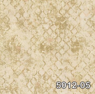 Retro 5012-05-sarı renkli-eskitme-desenli-(16,2 m2)