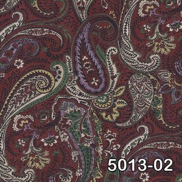 Retro 5013-02-desenli-modern-bordo-yeşil-sarı-renkli-dekor-fon-(16,2 m2)