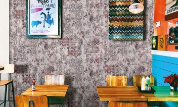 Retro 5004-01-modelli-eskitme-desenli-bordo-krem-modern-işlemeli-fon-(16,2 m2)