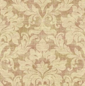 Villa Sienna sn11401-kahve-krem-desenli-damask