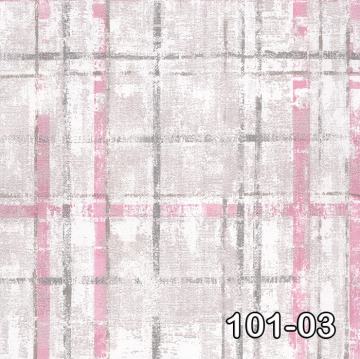 Astor 101-03-pembe-kahve-beyaz-renkli-kareli-dokulu-kabartmalı-çizgili-(16,5 m2)