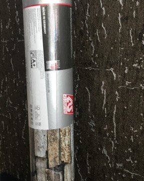 ithal-Alman-As Creation Wood'n Stone duvar kağıdı -9142-17-taş modelli-3 boyut-dokulu-kabartmalı-kahve-Non woven tabanlı-kaliteli-(Rulo:5 m2 kaplar