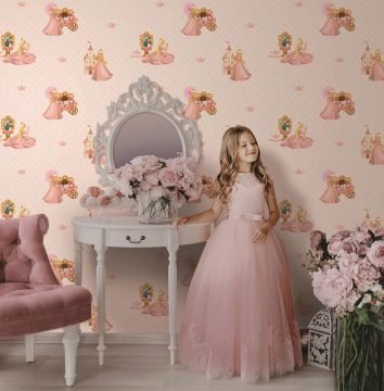 Ada kids 8910-2-collection pattern-modelli-prenses-pembe renkli-desenli-çocuk