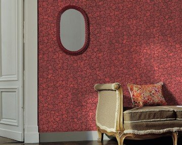 Astor 109-03-kırmızı-bordo-eskitme-dalgalı-silik-dokulu-kabartma