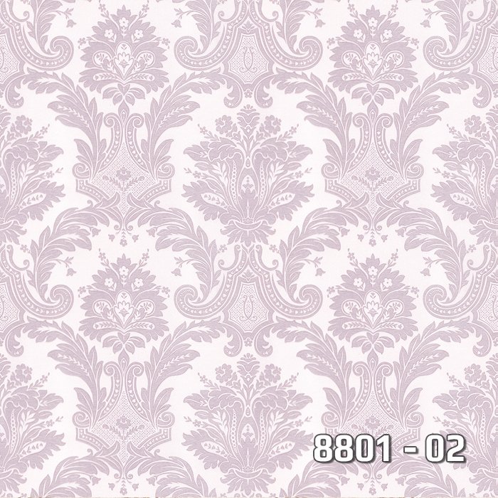 Royal Port  8801-02 damask-pembe-desenli-fon
