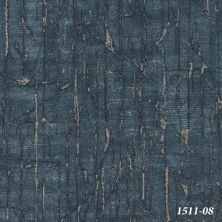 Orlando 1511-08-Yeni-mavi-dokulu-dendinden modelli-vinil-yerli-silinebilir-Ölçüleri:1,06m*15.60m=16,5m2