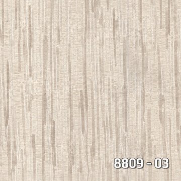 Royal Port 8809-03-Kahverengi-çatlak-çizgili-düz-dokulu