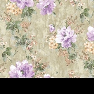 indigo 4708-2-Non woven tabanlı-çiçek-yaprak,desenli-fon