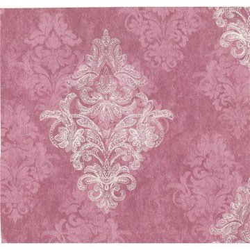 Flamingo-18154-Damask-modeli boyutlu-Bordo-desenli-fon