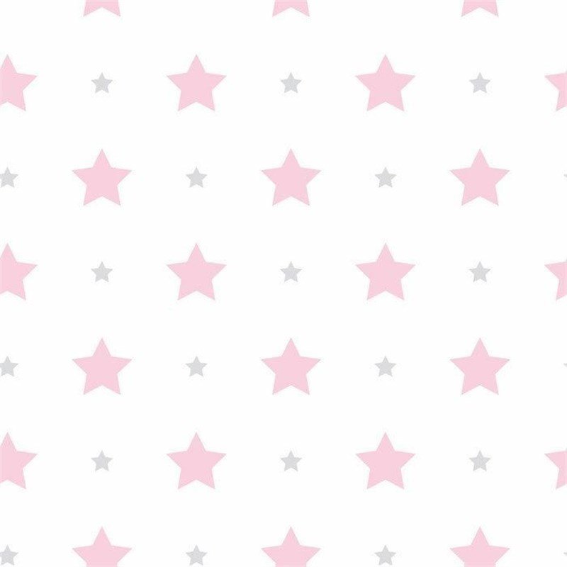 Milky Baby-412-1-pembe-yıldızlı- Bebek odası