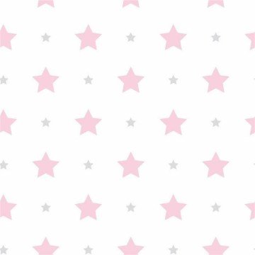 Milky Baby-412-1-pembe-yıldızlı- Bebek odası