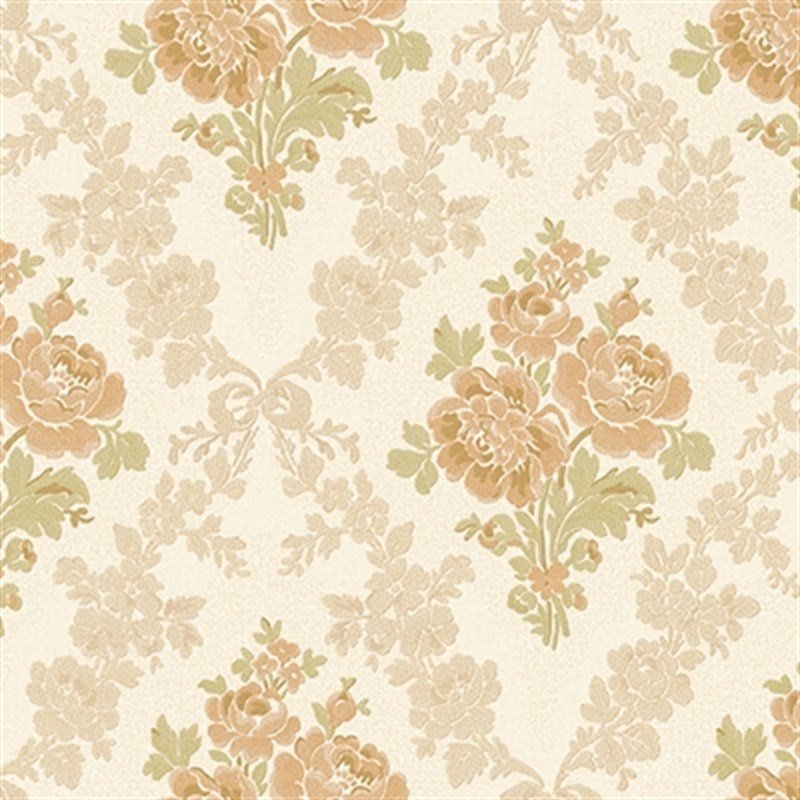 Kalinka-Damask- çiçekli-modeli-Kalinka-5802-1-Yeşil-Kahve